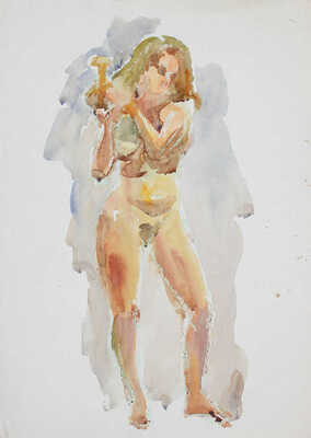 Даугель-Дауге Георгий Александрович. Обнаженная стоя  